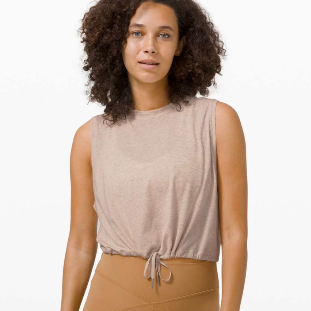 lululemon athletica Adapt to You Tank in Tan